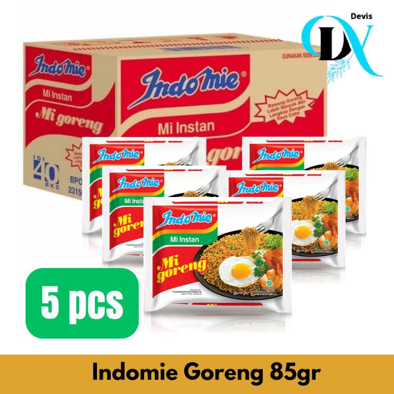 

Mie INDOMIE Goreng 85gr (PAKET 5pcs) Mie Instan Special.
