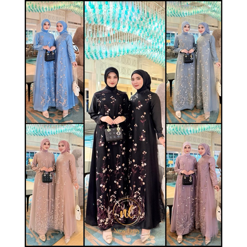Renata dress Gamis Mewah Premium Original NewLusy