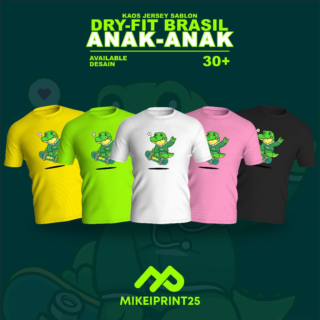 Baju Jersey Anak Smalls Sport Apparel Premium Crocodiles