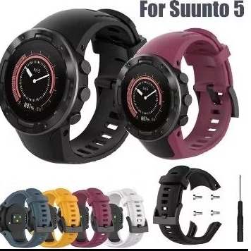 Strap Silicone/ Tali Jam Suunto 5 Smartwatch