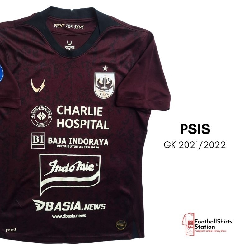 Jersey PSIS Semarang GK 2021/2022 Player Issue Nameset Joko Ribowo Size L Original Riors