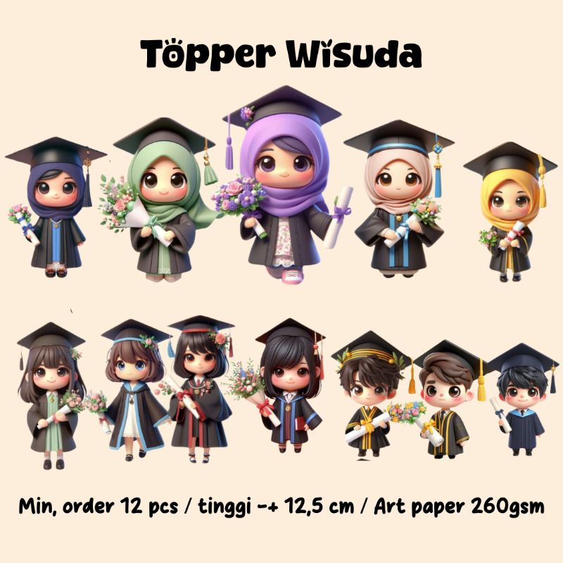 

TOPPER WISUDA | TOPPER GRADUATION | TOPPER BUKET