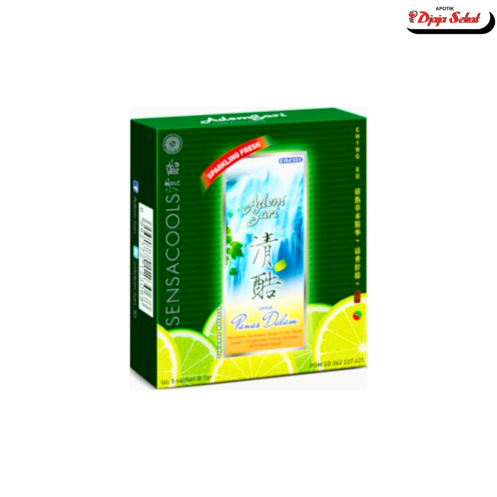 

ADEM SARI ISI 5 SACHET - MEREDAKAN GEJALA PANAS DALAM
