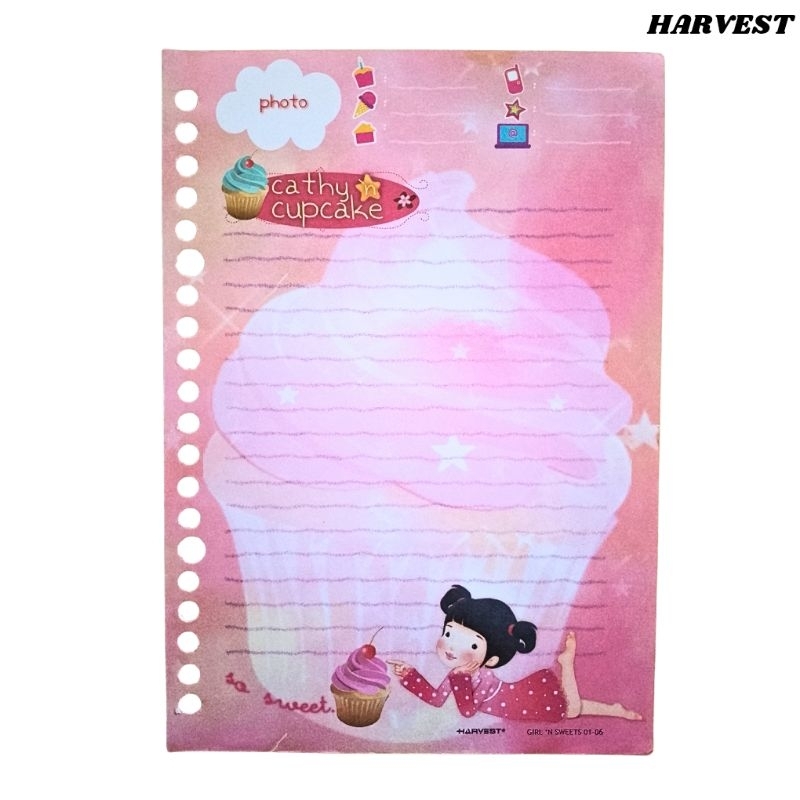 [harga per-lembar & bundle] KOLEKSI ISI BINDER LOOSE LEAF A5 KARAKTER HARVEST & NON-HARVEST [MISS HA