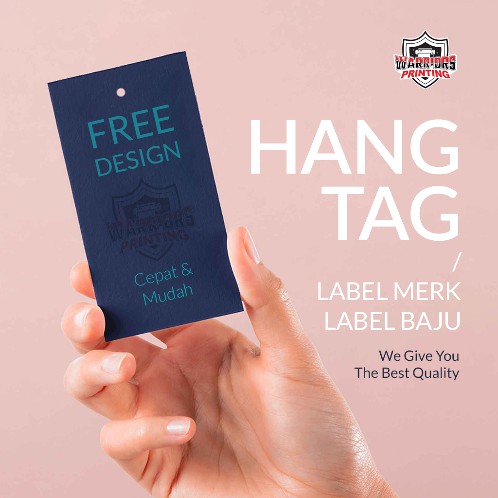 

Hang Tag Baju (FREE TEMPLATE DESIGN) - Label Baju - Cetak Hangtag Baju - Label Merek - Hang Tag custom Label Hang Tag custom