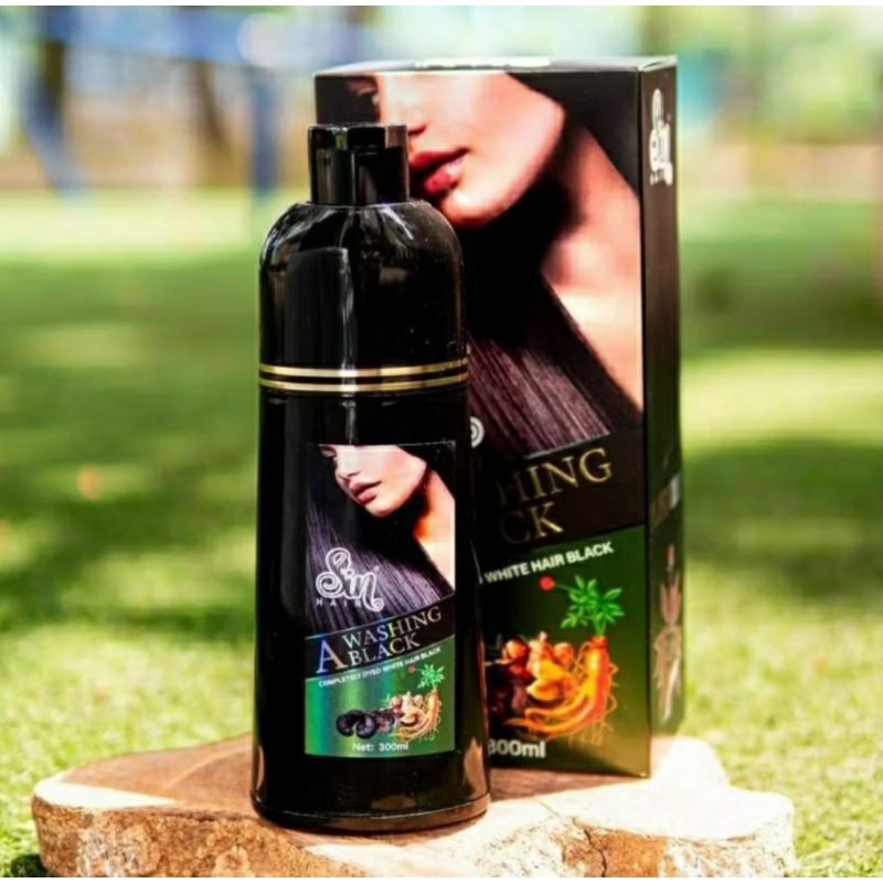 Sin hair Premium ORIGINAL 100% shampoo penghitam rambut no 1 japan original# READY sin hair penghita