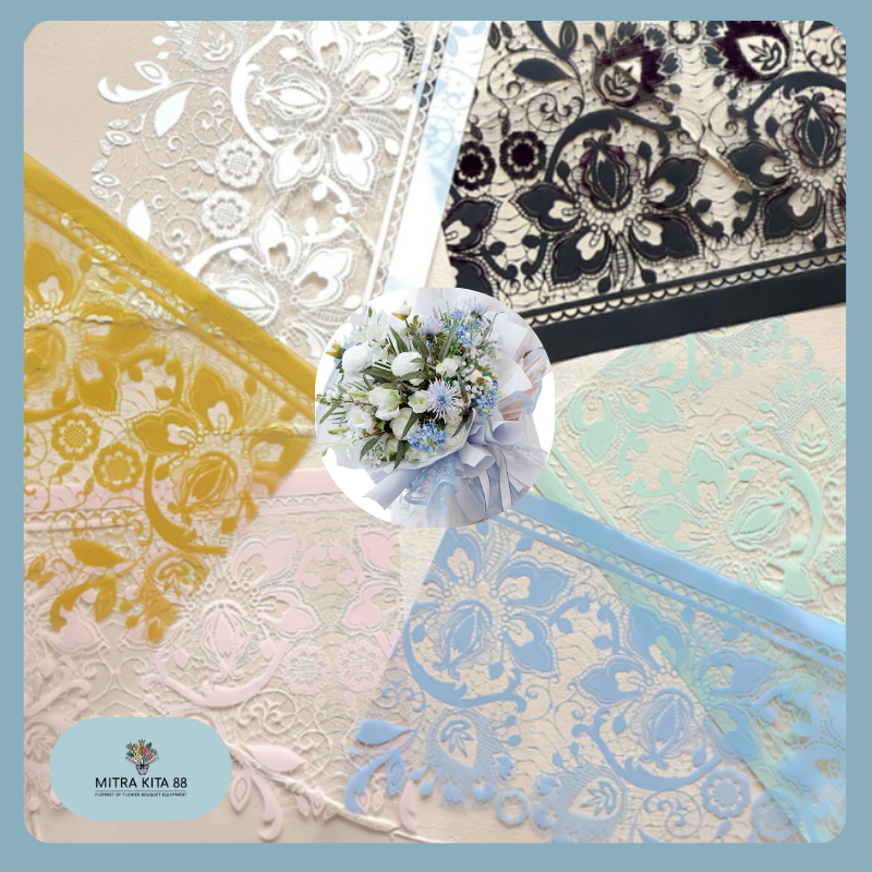 

Isi 20 LEMBAR Kertas Bunga Wisuda Anniversary Romantis Gift Cellophane Brocade Flower Wrapping Paper Buket KB121