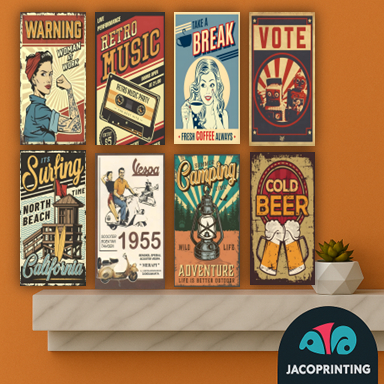 Poster Dinding Vintage Retro Classic Quotes – Pajangan Rumah Kayu MDF Berkualitas dengan Finishing S