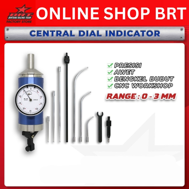 IZZI CENTRAL DIAL INDICATOR BRT Alat Ukur Center Indikator P50910-3MM