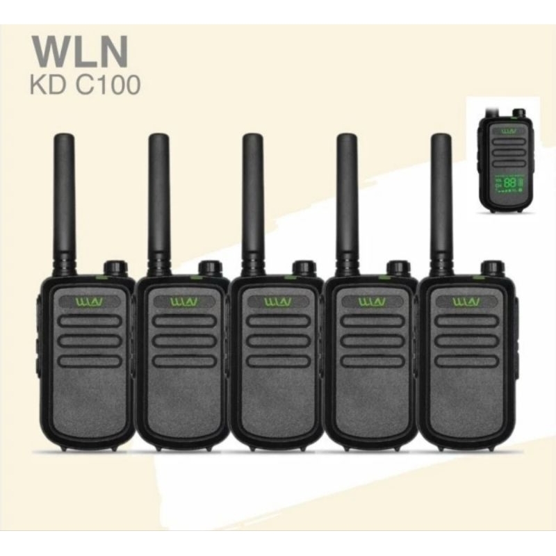 HT Win Kdc 100 paket 4 unit Radio Ht Walkie Talkie Singgel band kdc 100