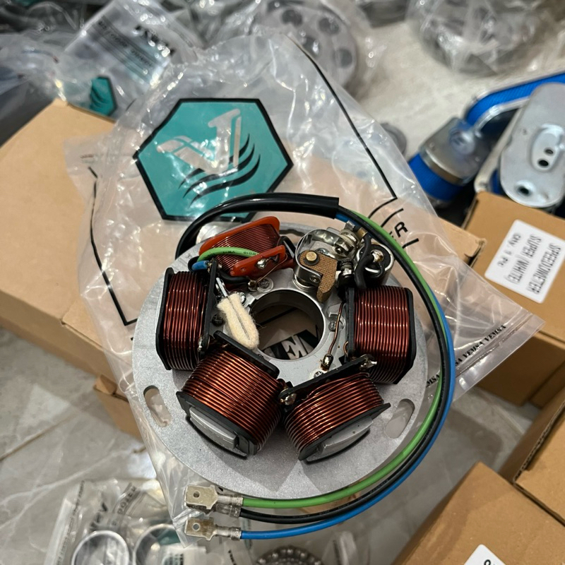 SPUL PENGAPIAN PLATINA KOMPLIT VESPA PX PS/SPUL PLATINA SET VESPA PX SERIES VEMSA