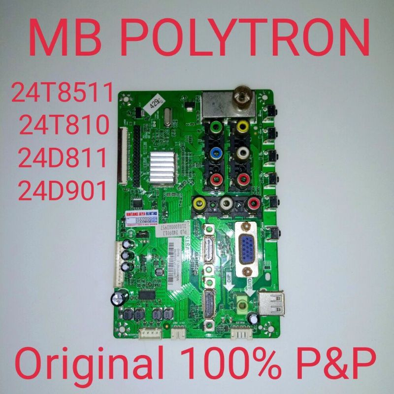 MB MAINBOARD TV LED POLYTRON 24IN
