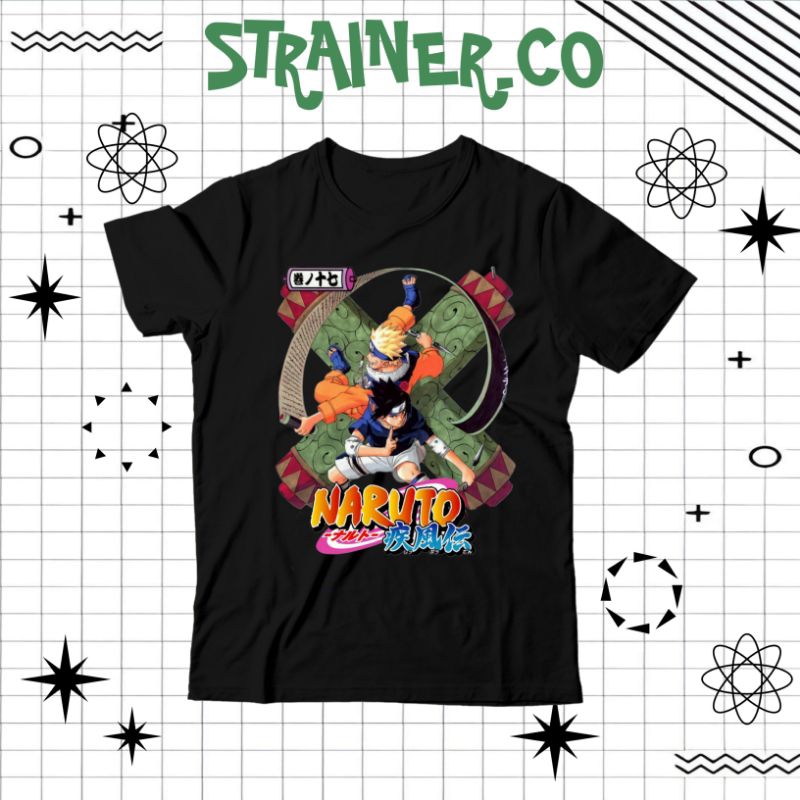 (BISA COD) Kaos Anak NARUTO UZUMAKI   - Baju Anak Laki-Laki NARUTO KECIL UNISEX FREE NAMA FASHION