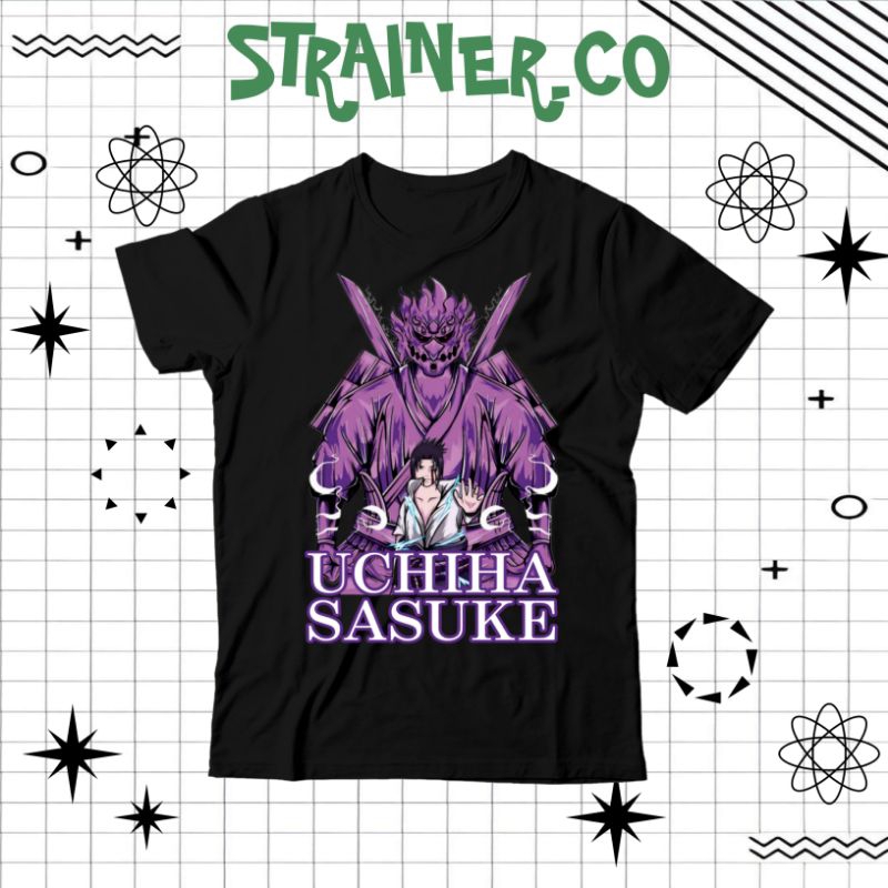 (BISA COD) Kaos Anak SASUKE UCHIHA SUSANOO - Baju Anak Laki-Laki UCIHA SASUKE UNISEX FREE NAMA FASHI