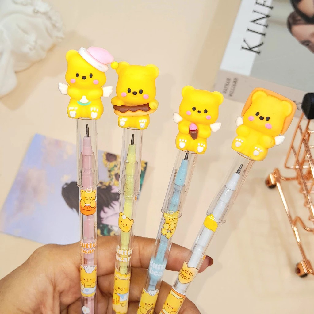 

Pensil Susun BUTTER BEAR Lucu Imut Pensil Beruang