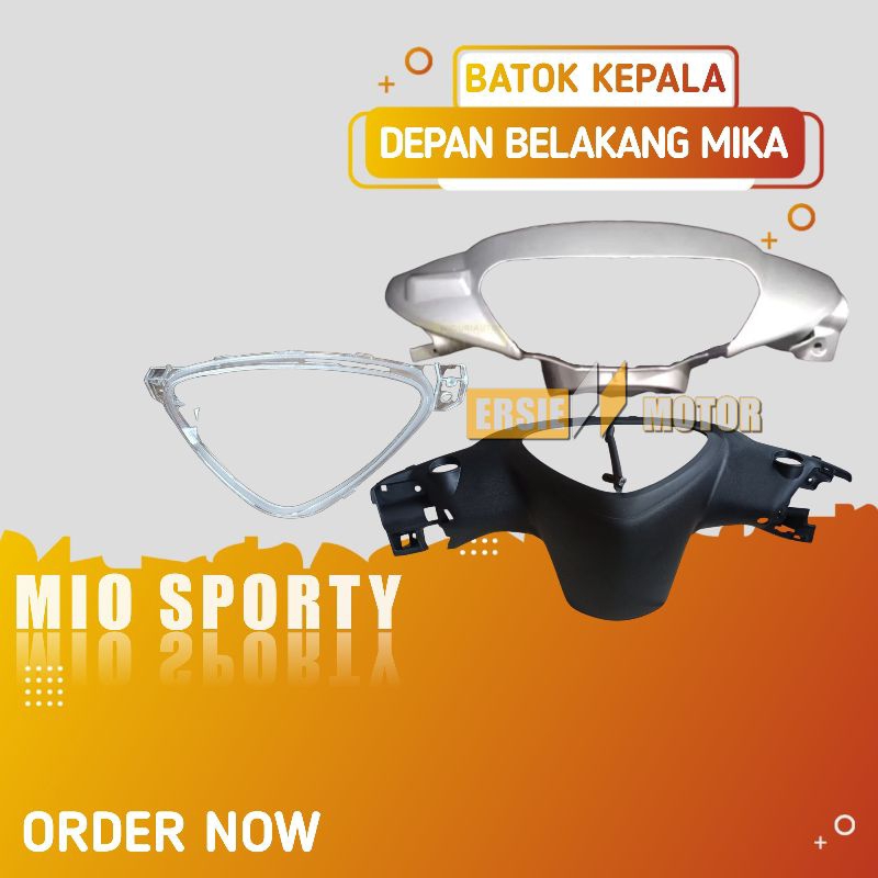Batok Lampu Depan Batok Belakang mika spidometer Mio lama sporty 5TL Silver 2004 2005 2006 2007 2008