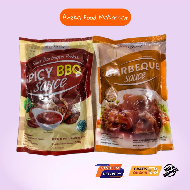 

MYTASTE SAUS BARBEQUE 500 gr MAKASSAR