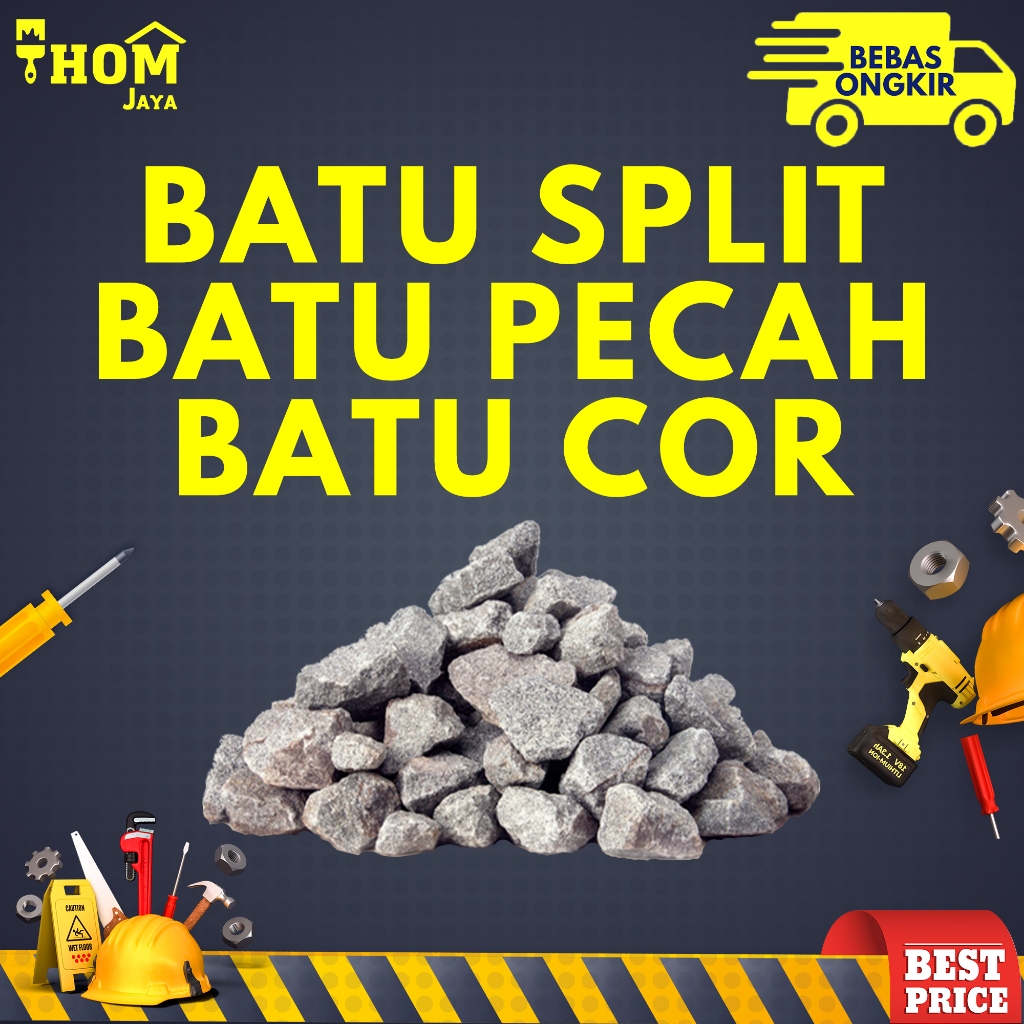 BATU SPLIT COR / BATU SPLIT / BATU BELAH  / BATU COR