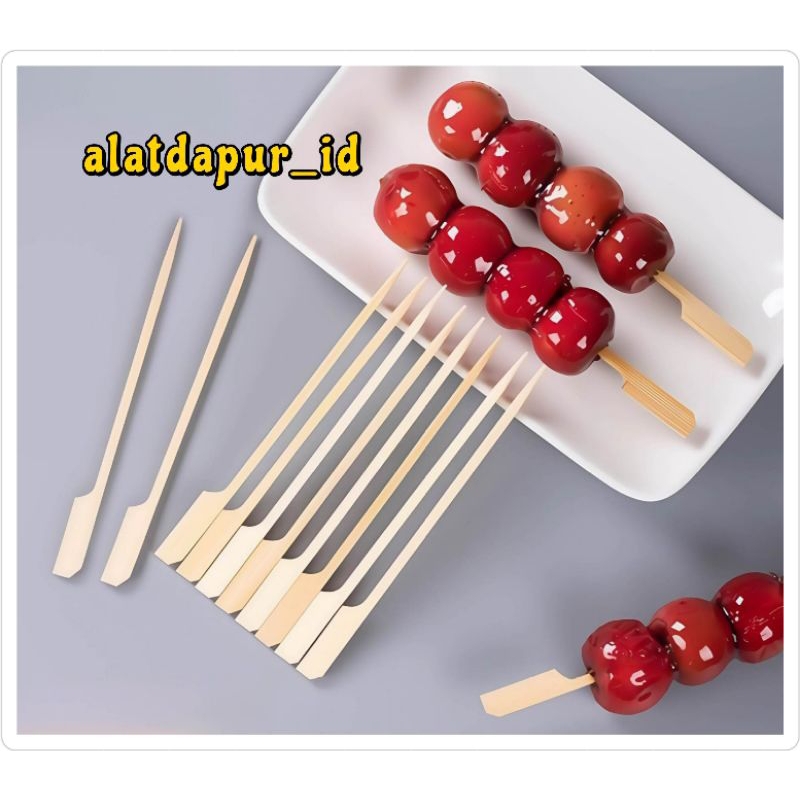 100pcs tusukan sate jepang tusukan sate yakitori tusuk sate dayung