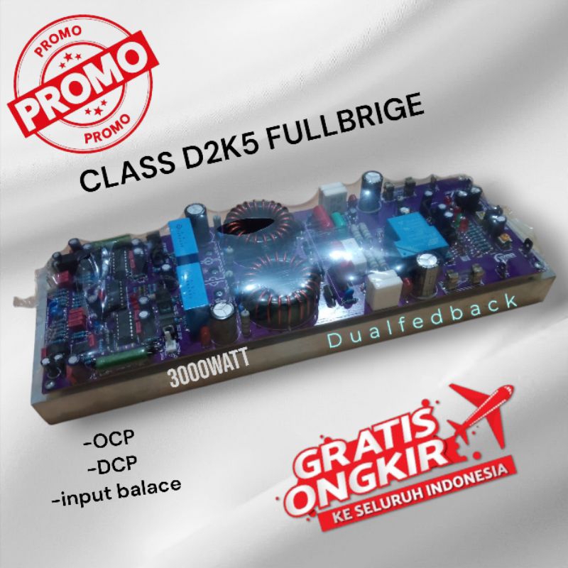 power class D D2k5 fullbrige full fitur ocp,dcp, input balace