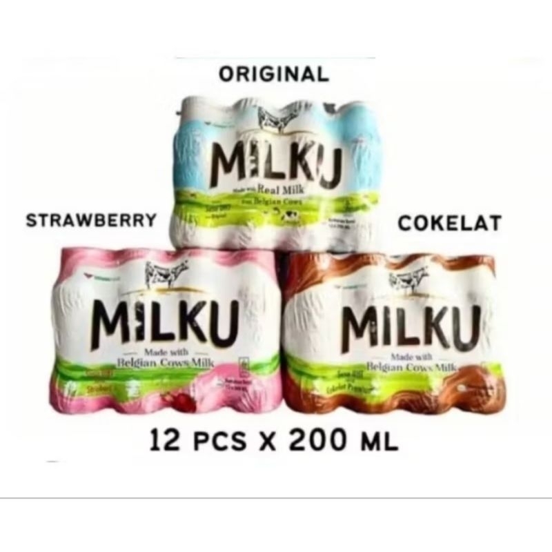 

SUSU UHT MILKU PACK (12×200ML)