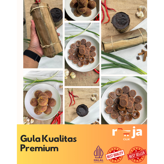 

Gula Aren Asli Premium! Dijamin Kualitasnya! Ukuran 1 Kg, 500g