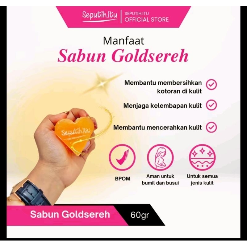 [Mitra Siputih itu] SABUN GOLD SEREH SIPUTIH ITU