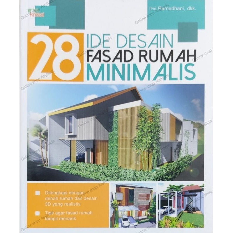 Buku 28 ide desain fas rumah minimalis