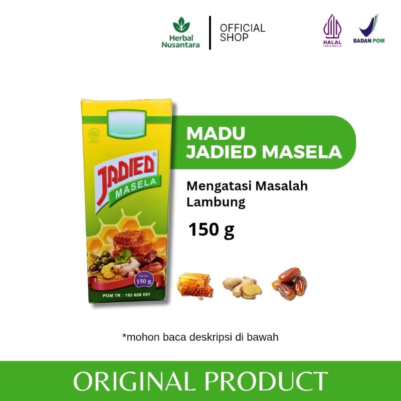 

Madu Jadied Masela sehat lambung 150gram