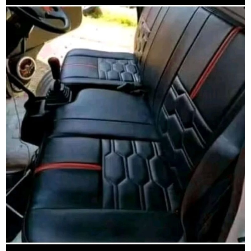 cover jok mobil Futura pickup 1,5 t120ss model setrip motif sarang tawon