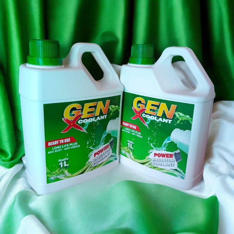 [PROMO] AIR RADIATOR COOLANT HIJAU / AIR COOLANT MOTOR MOBIL / COOLANT 1 LITER