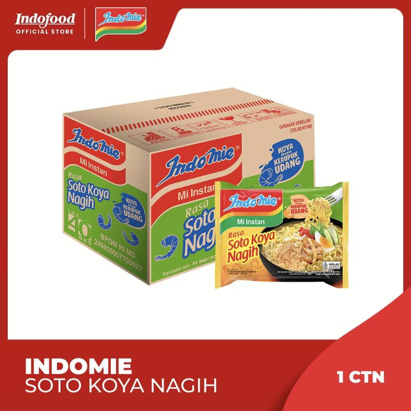 

Indomie Rasa Soto Koya Nagih 1karton