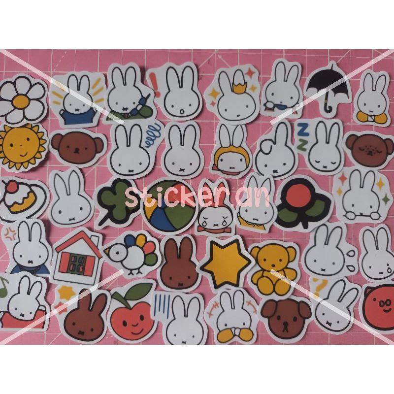 

Stiker Kelinci 40 pcs for Planner/ Scrapbook/ BuJo/ Journal/ DIY