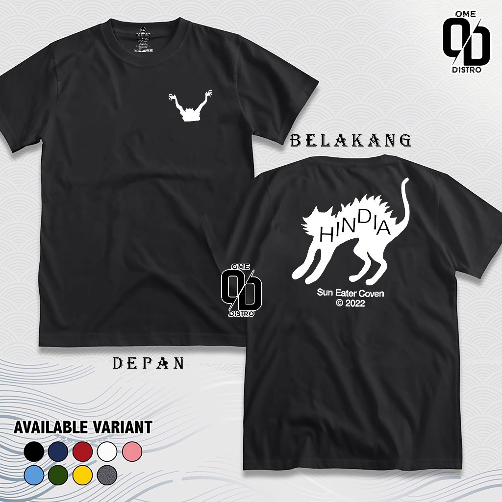 Baju Kaos Hindia - Spazzed Cat Cotton 24s Tshirt Premium