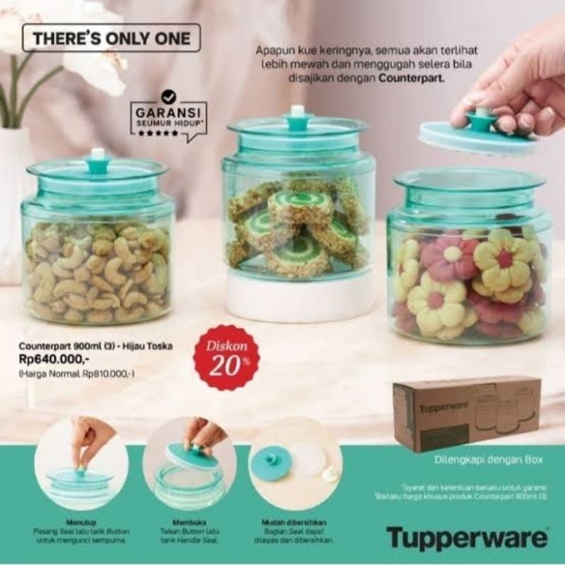 Counterpart 900ml tosca (3pcs)