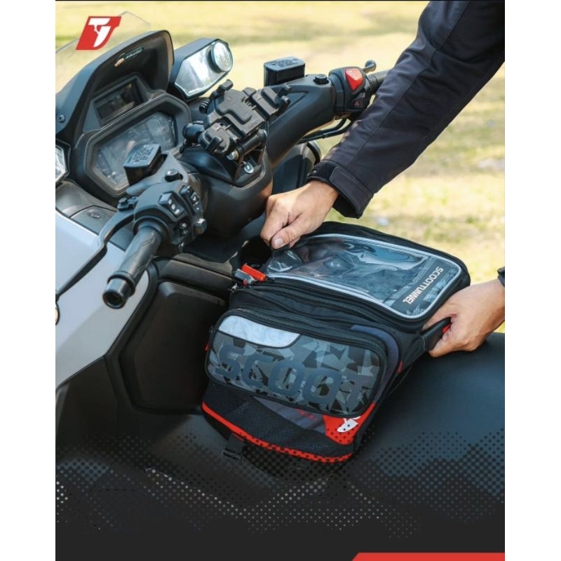 City scooter bag 7gear for matic xmax pcx adv150 nmax aerox tas motor bikers scoot tunnel scootbag