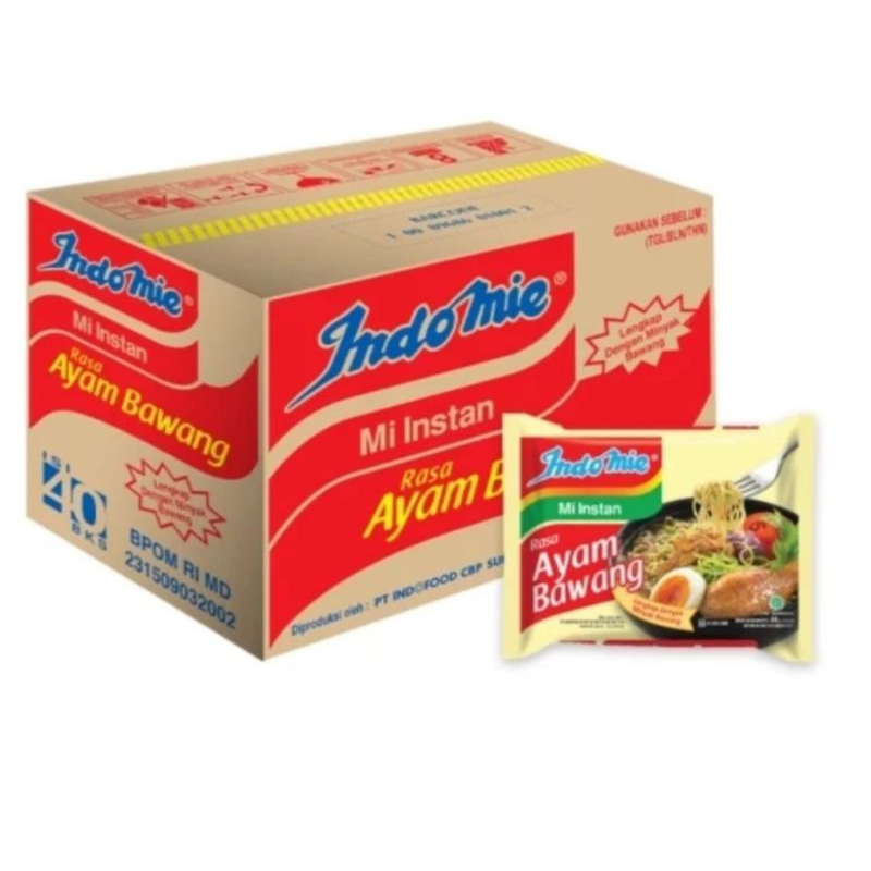 

Indomie Rasa Ayam Bawang 1 Dus | 40 pcs