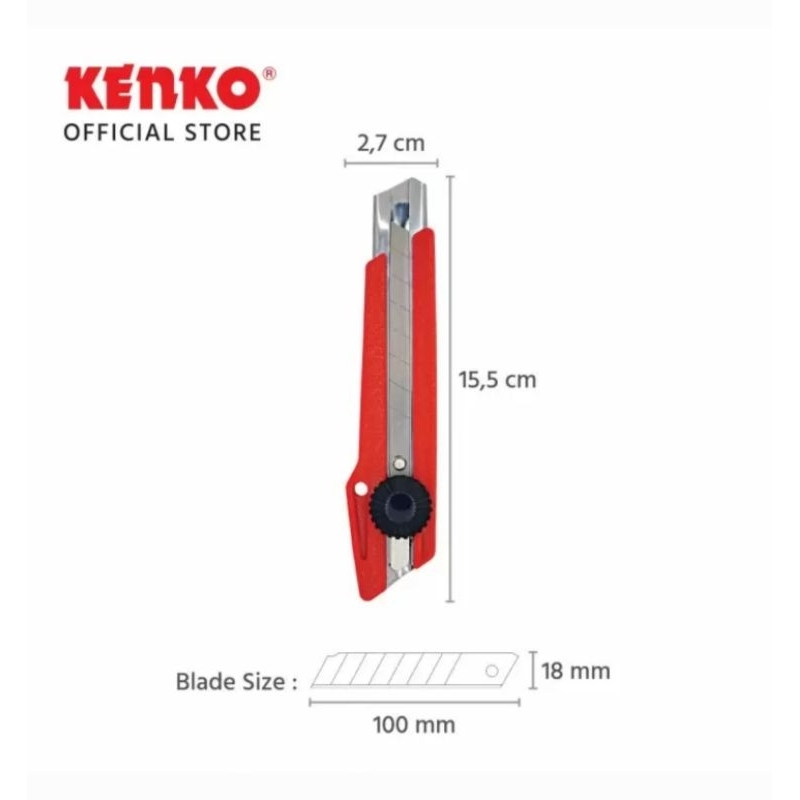 

cutter tajam Kenko besar L-500/pisau cutter L500