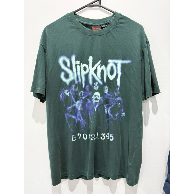 Kaos Vintage Band Metal Cotton On x Slipknot Tour 2025 (BNWT) Lcn Premium Loose Fit Music Unisex Tag