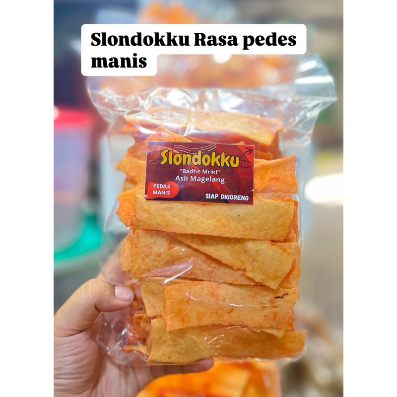 

Slondok Pedes Manis Khas Magelang enak banget tinggal goreng tidak usah dijemur kualitas terjamin