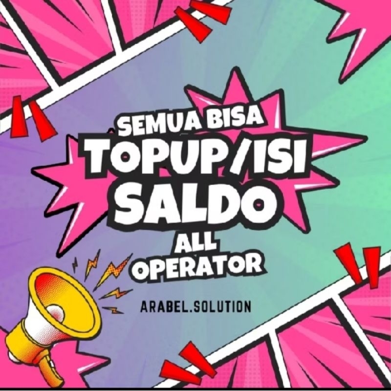 

STIKER SALDO SEMUA Bisa