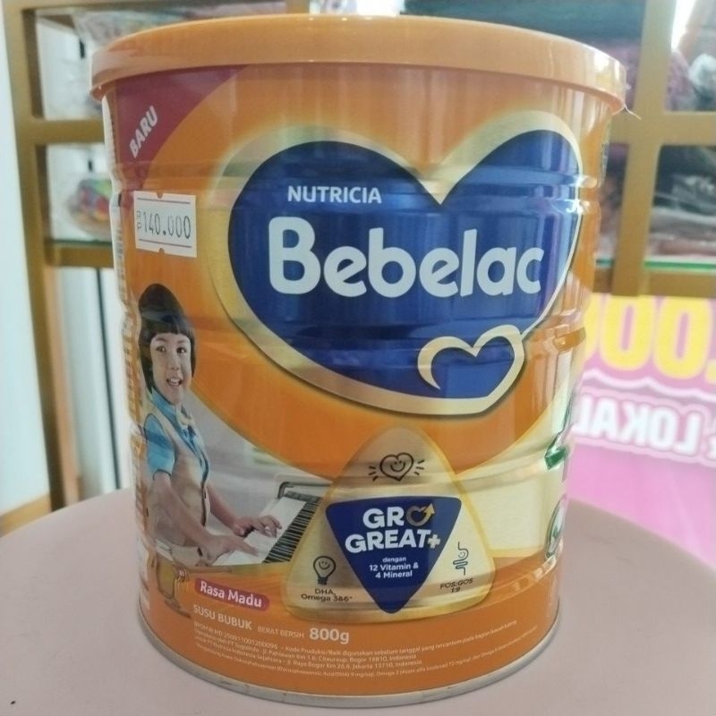 

Bebelac nutricia usia 4 tahun rasa madu