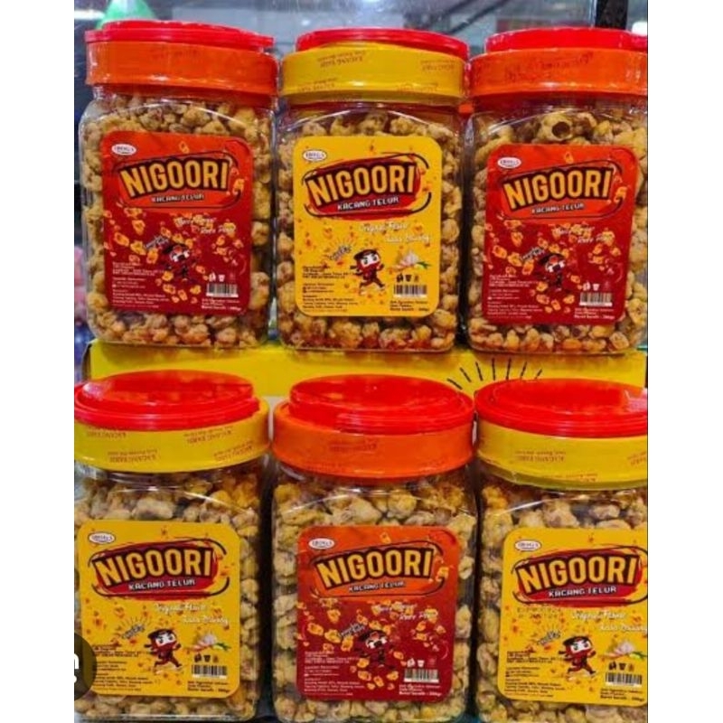 

kacang telor Medan nigoori per toples isi 300gram