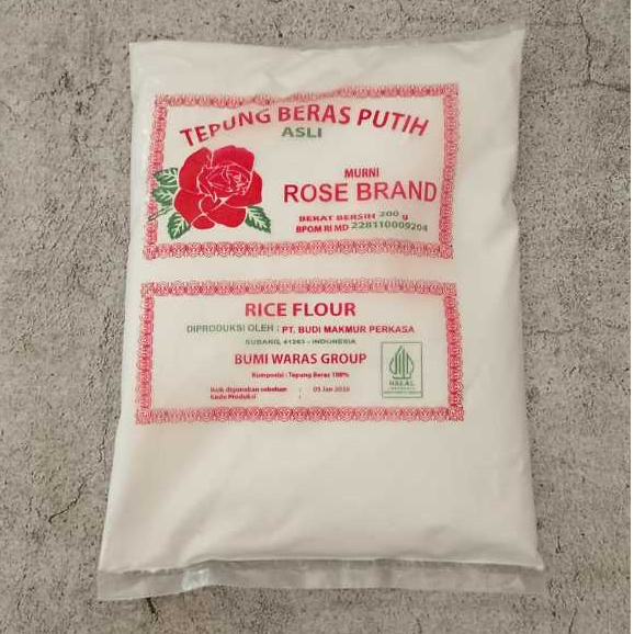 

Tepung Beras Rose Brand 200gr