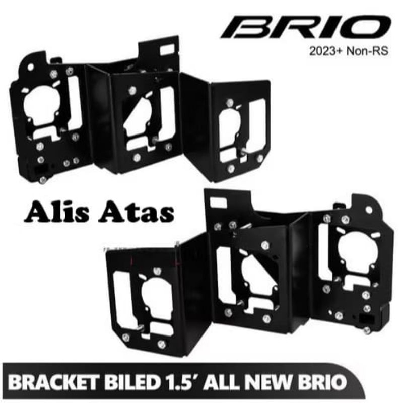 Breket Biled BRIO matrix bracket projie All new honda brio 1.5 inch proji 2023 2024 drl alis atas ke