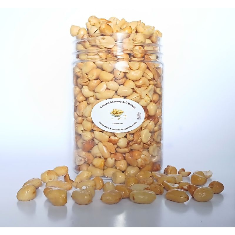 

Kacang bawang goreng asli Brebes, kualitas premium super 100% renyah dan gurih