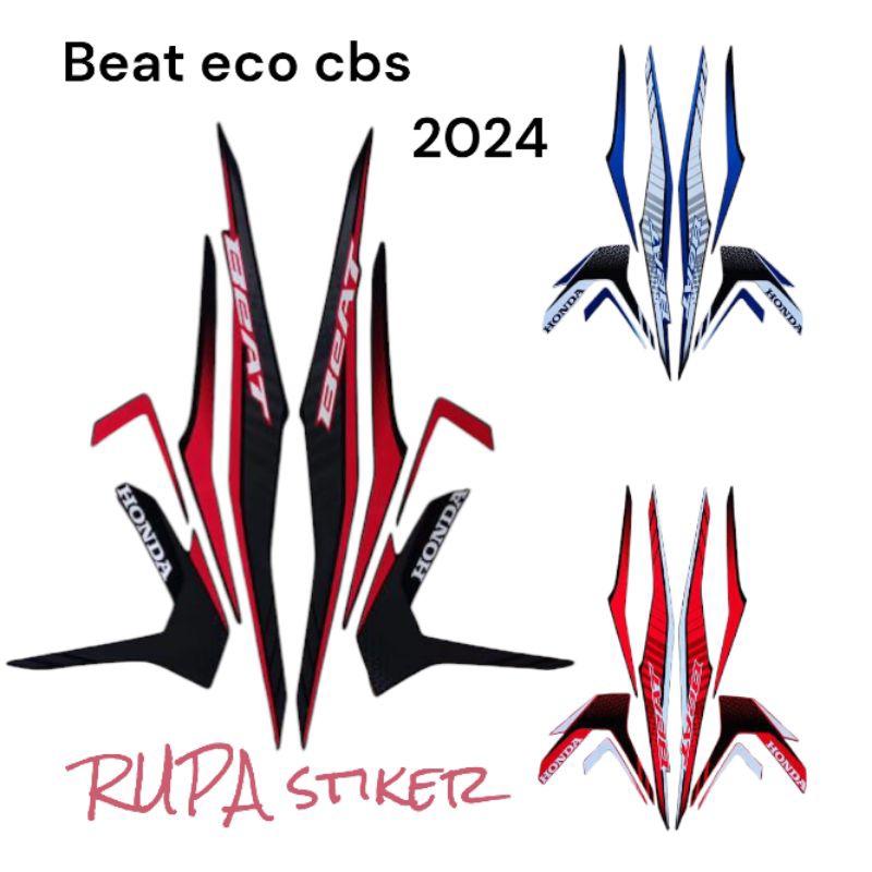 stiker striping skotlet lis body motor honda beat fi eco esp cbs tahun 2024