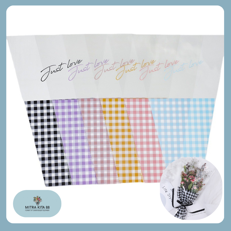 

Plastik Untuk Mini Buket Rose Plastik Bunga Mawar Wrapping Satuan SF03