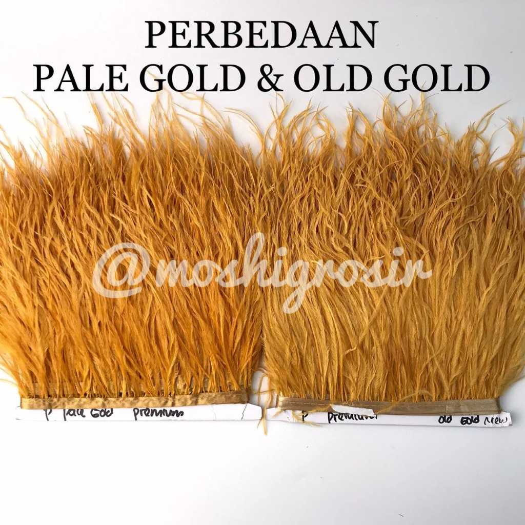 1 METER - BULU OSTRICH PANJANG PREMIUM / BULU BAJU / BULU HIAS
