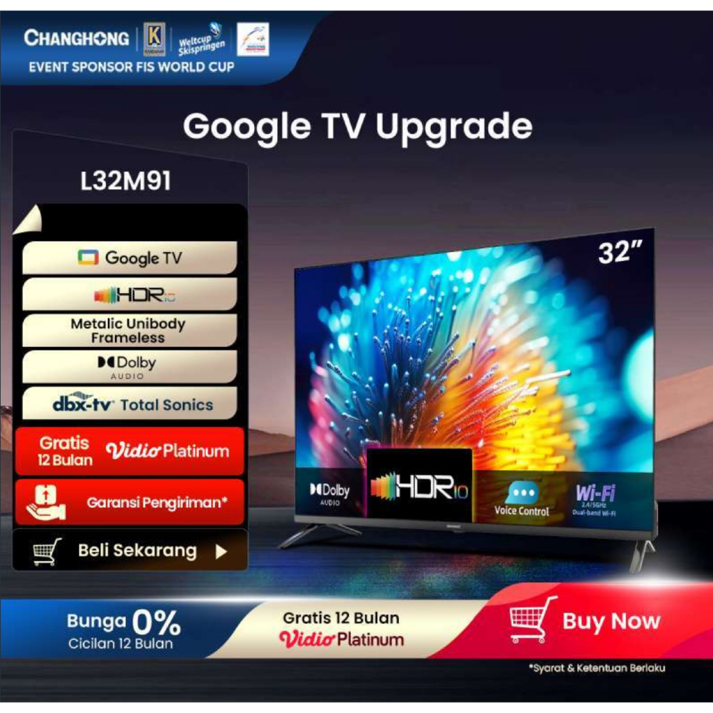 TV Changhong L32M91 G00GLE TV [32 Inch]